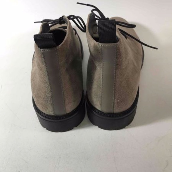 CALVIN KLEIN Ultan Chukka Boots Grey Suede Leather NWOT